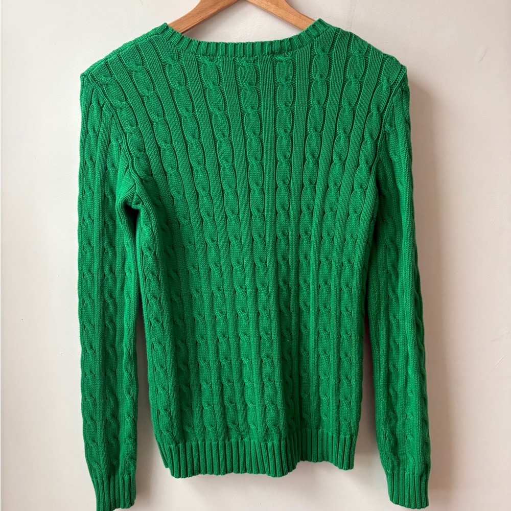 Vintage Ralph Lauren Cable-Knit Crewneck Sweater - Picture 9 of 13